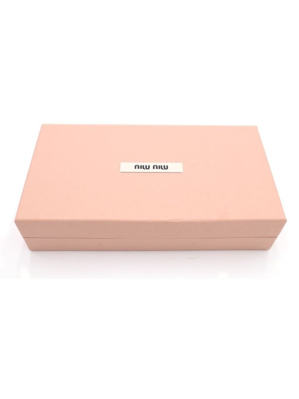 Miu Miu Matelasse Wallet Card Case Pink Leather Gold - Picture 6 of 6